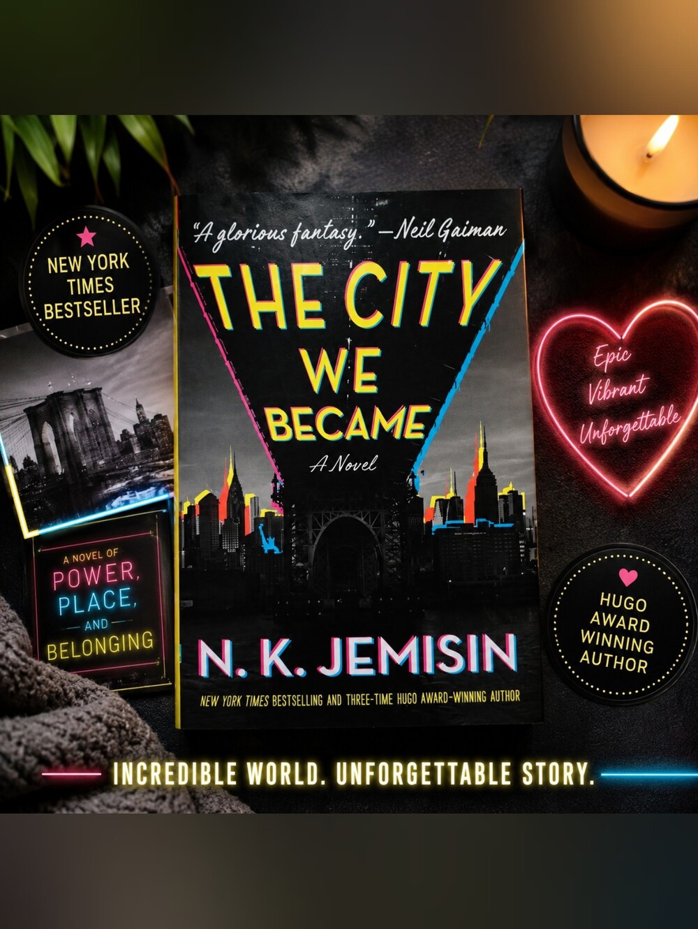 The City We Became by N. K. Jemisin - Bright Accent Hardcover